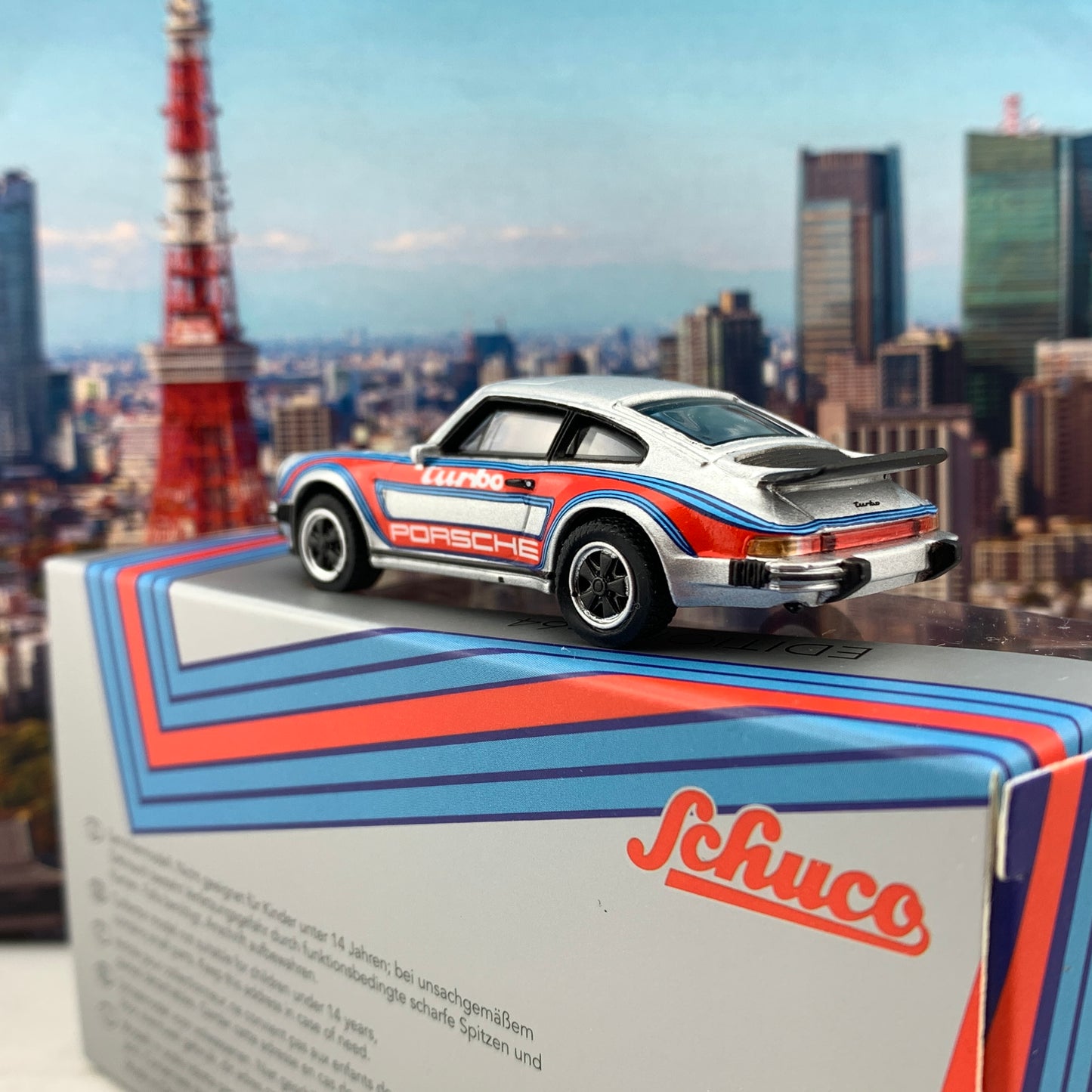 Schuco 1/64 Porsche 911 (930) Turbo Hong Kong Exclusive 452025000