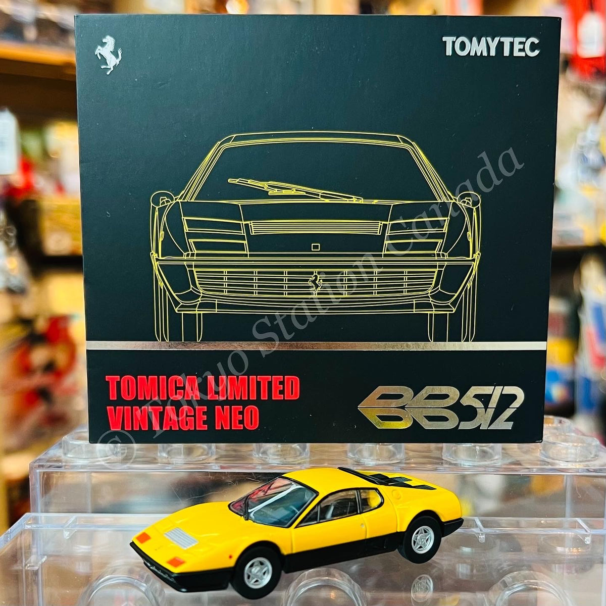 TOMYTEC Tomica Limited Vintage NEO 1/64 LV-N Ferrari 512 BB Yellow / Black  4543736320050