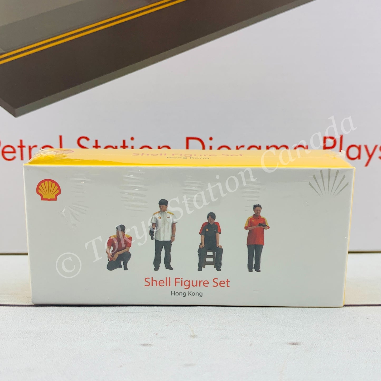 Tiny 微影 Hong Kong Shell Petrol Station Diorama Playset with Shell Figure Set Ps3