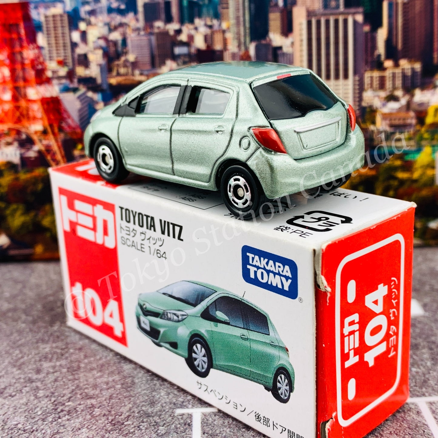 TOMICA 104 TOYOTA VITZ 4904810392507