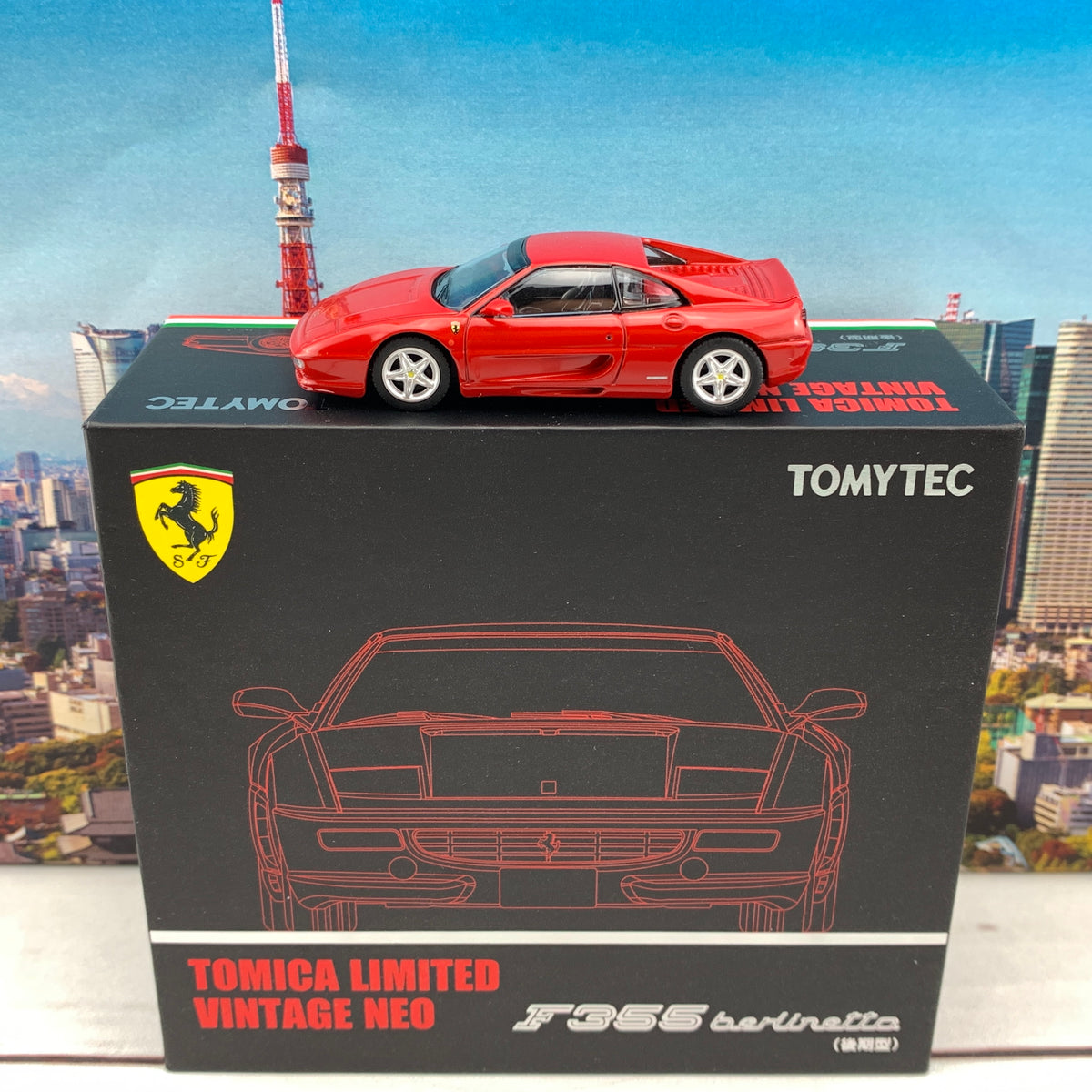 【初売り】 Vintage Limited Tomica Tomytec Neo F355 Ferrari 1/64 ミニカー