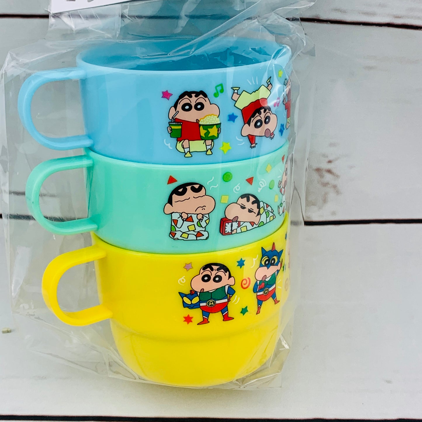 Crayon Shinchan Stackable Mug Set of 3 pcs 230ml KS-55262698SI