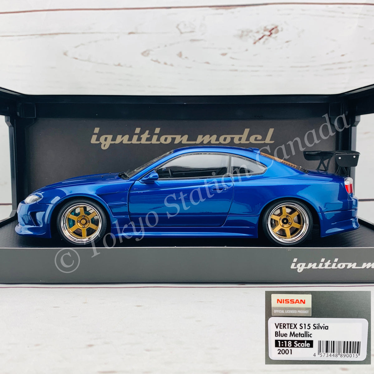 Ignition Model 1/18 VERTEX S15 Silvia Blue Metallic IG2001 – Tokyo Station