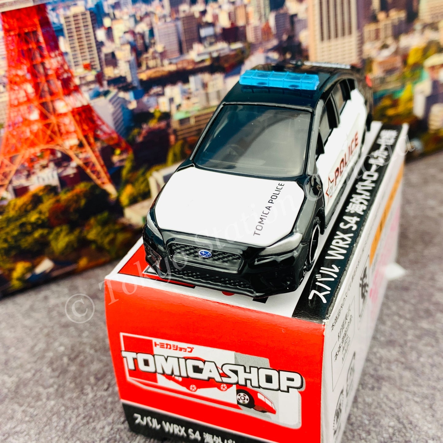 TOMICA SHOP ORIGINAL MODEL Subaru WRX S4 Oversea Patrol Car 4904810136330