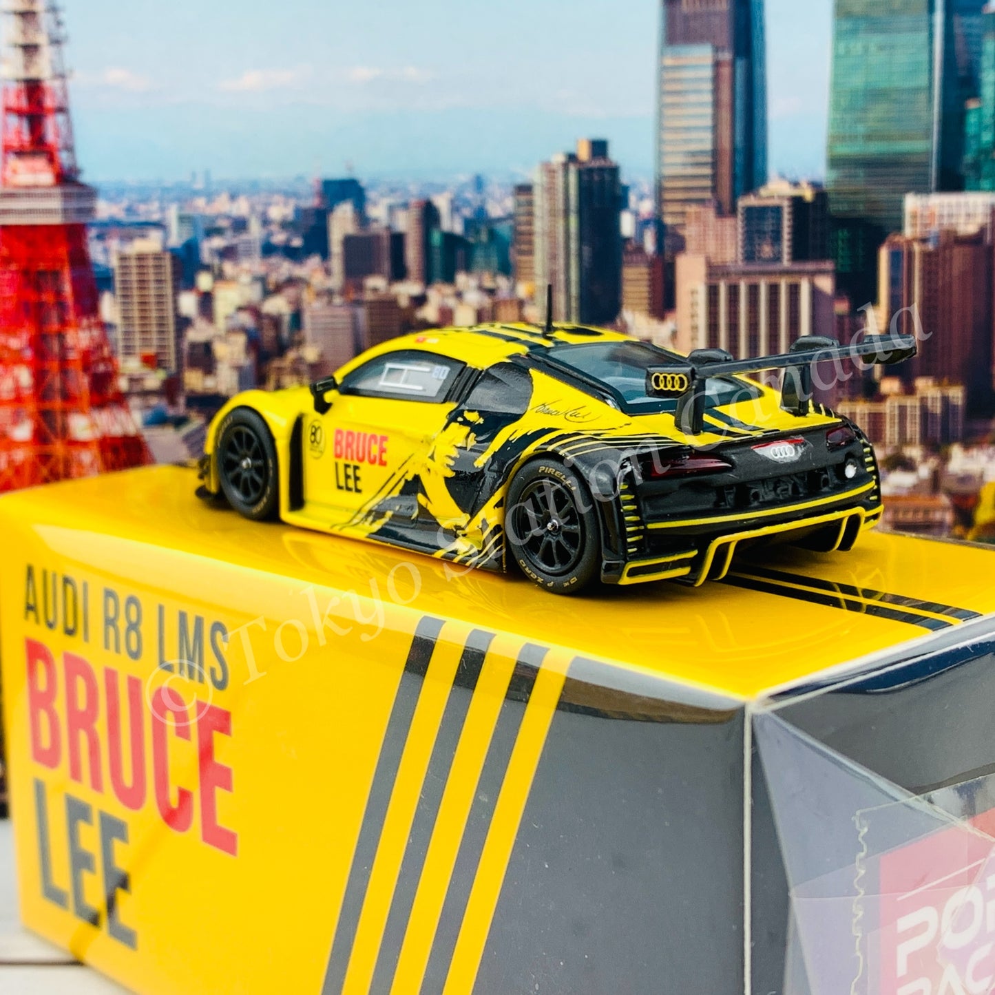 POPRACE 1/64 Audi R8 LMS Bruce Lee 80TH PR64-R8LMS-BL80