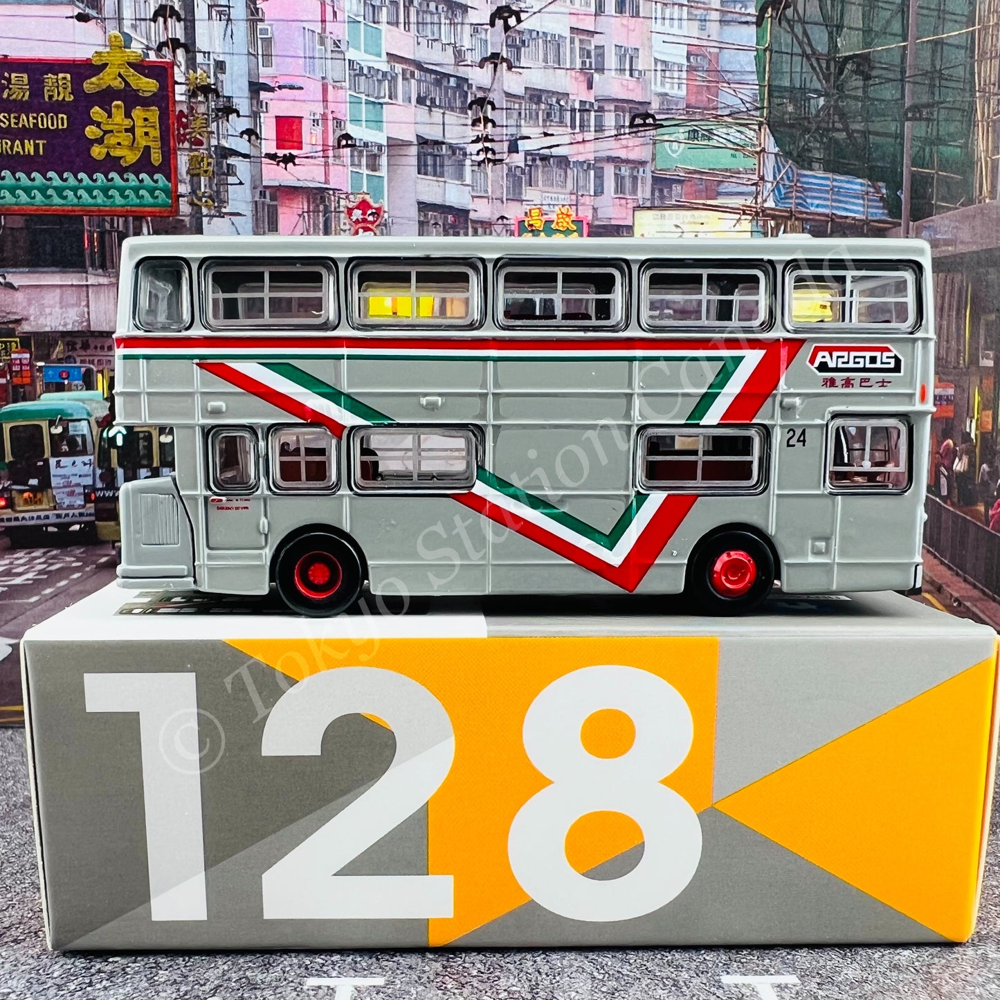 TINY 微影 128 DAIMLER Fleetline DMS ARGOS (Grey) ATC64781