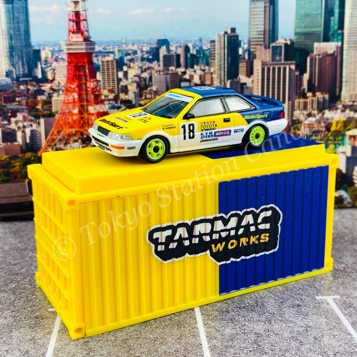 TARMAC WORKS HOBBY64 1/64 Toyota Corolla Levin AE92 JTCC 1993 浅野