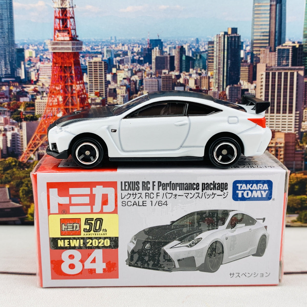 TOMICA 84 LEXUS RC F Performance Package – Tokyo Station