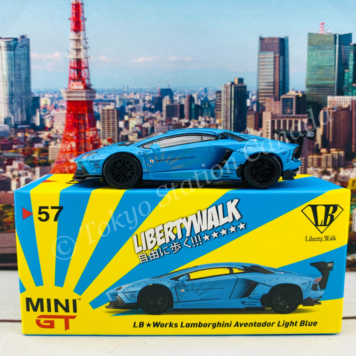 京商 トミカサイズLB特注 1/64 LB☆WORKS ランボルギーニ