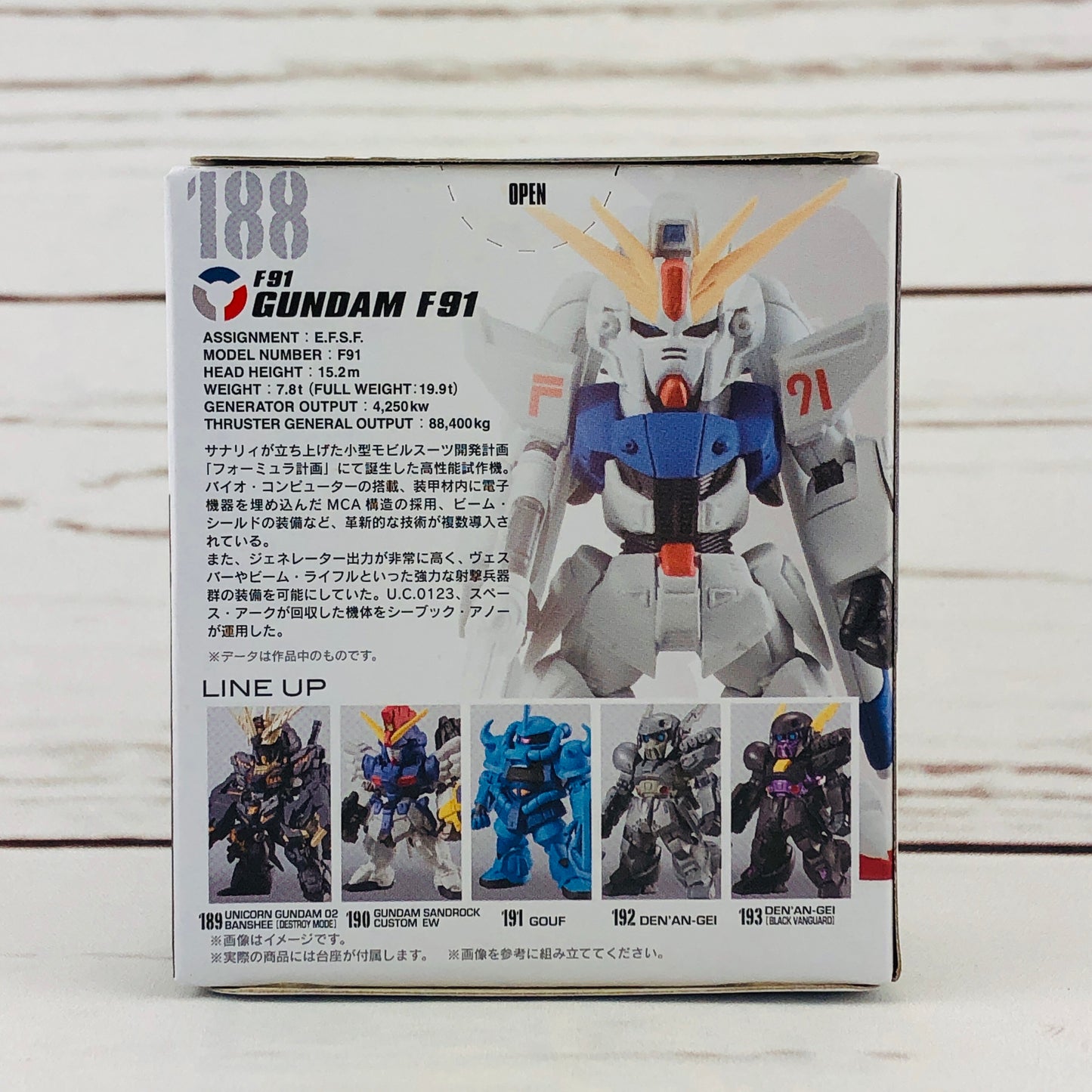 FUSION WORKS Gundam Converge #12 - 188 Gundam F91