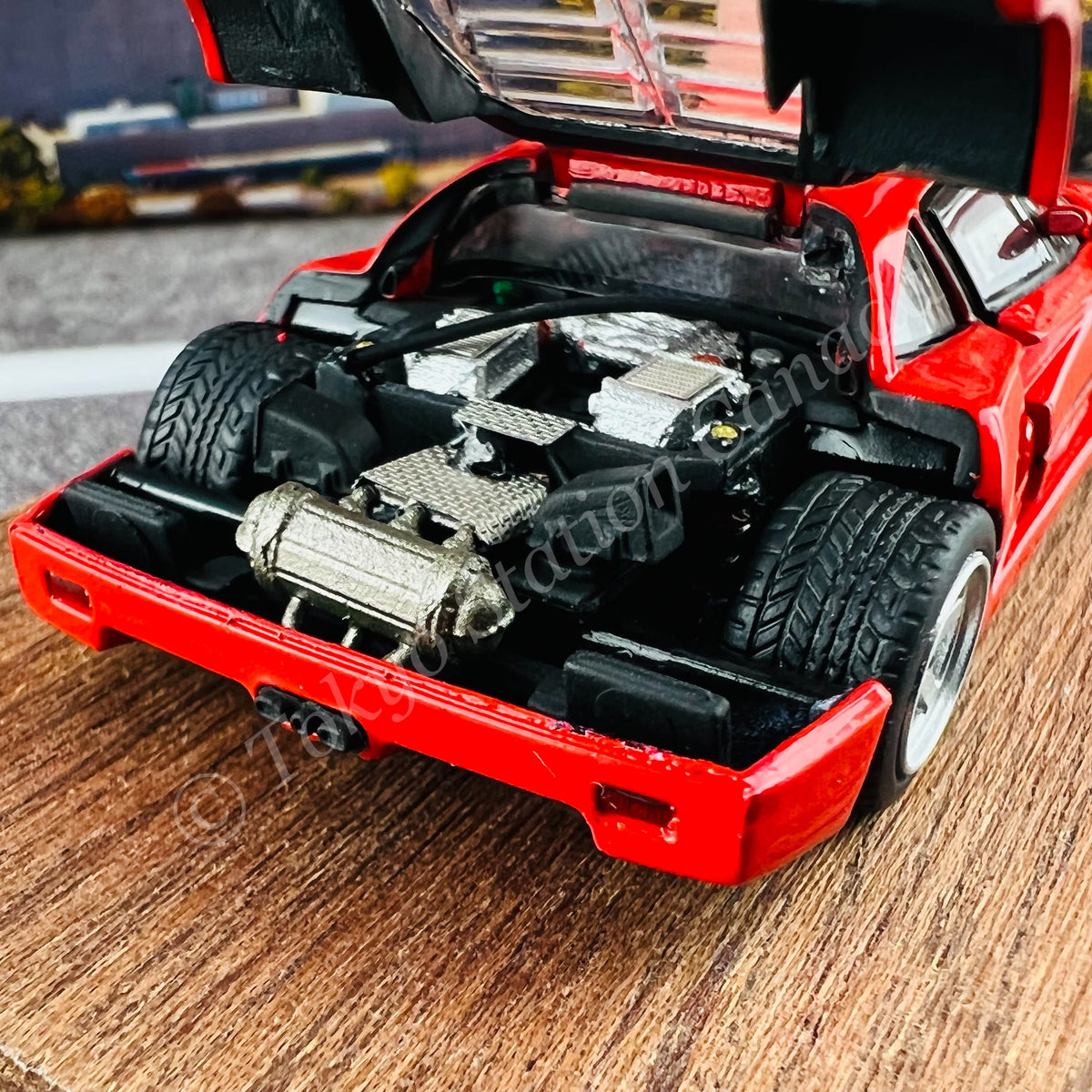 PGM 1/64 Ferrari F40 LM Red (Full Open) PGM-640601 – Tokyo