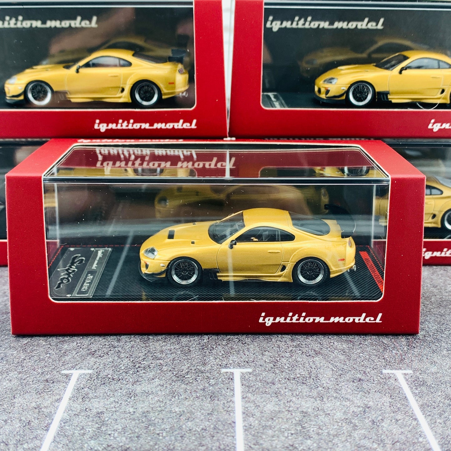Ignition Model 1/64 Toyota Supra (JZA80) RZ Gold IG1866
