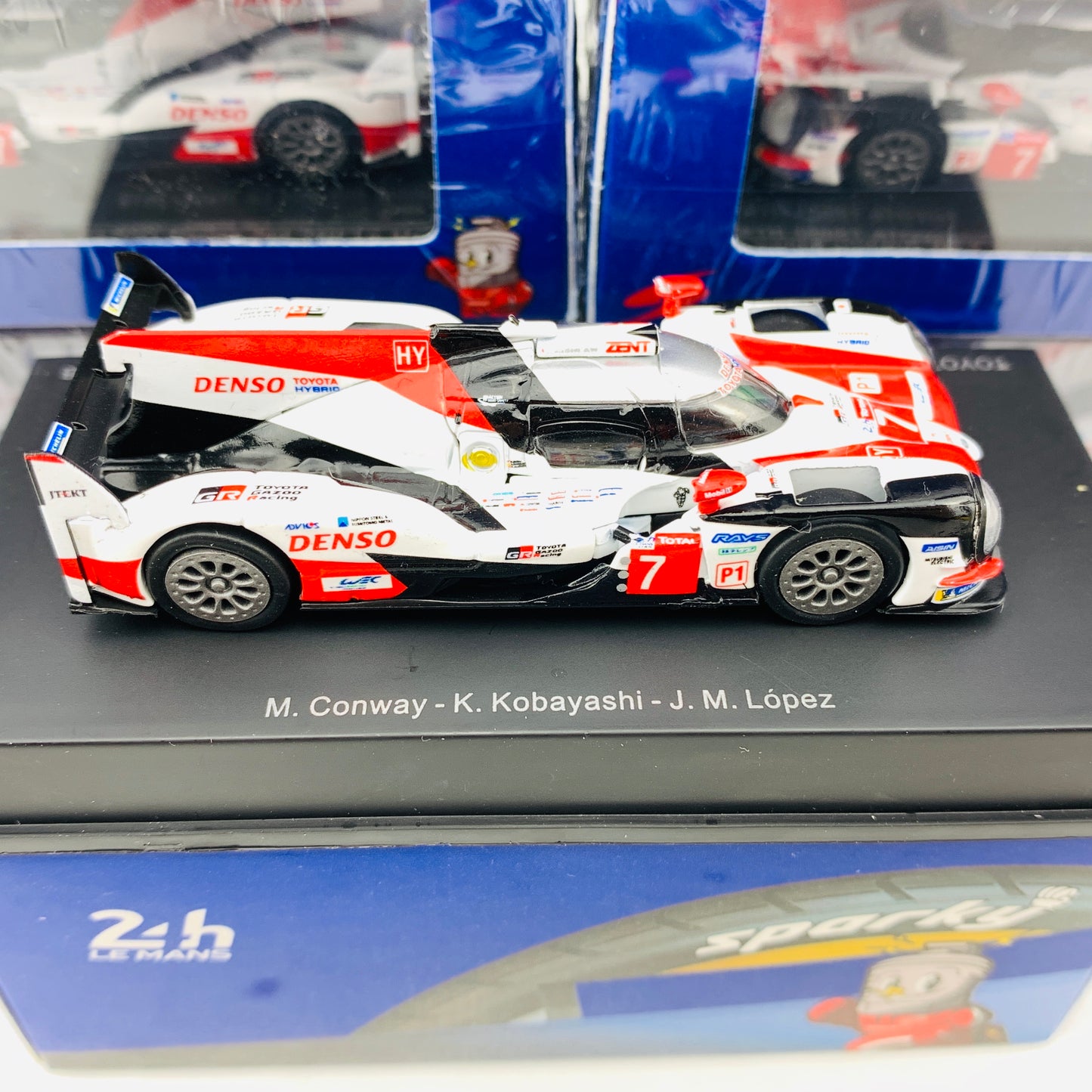 Sparky 1/64 TOYOTA TS050 HYBRID NO.7 TOYOTA GAZOO RACING 2nd 24H LE MANS 2018 M. CONWAY - K. KOBAYASHI - J. M. LÓPEZ Y134