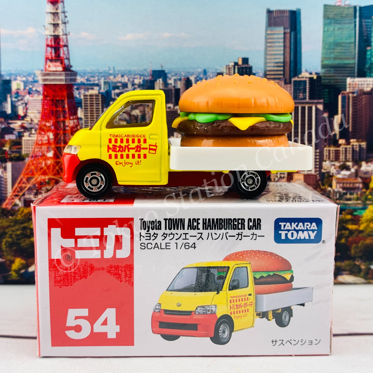 TOMICA 54 Toyota Town Ace Hamburger Car – Tokyo Station