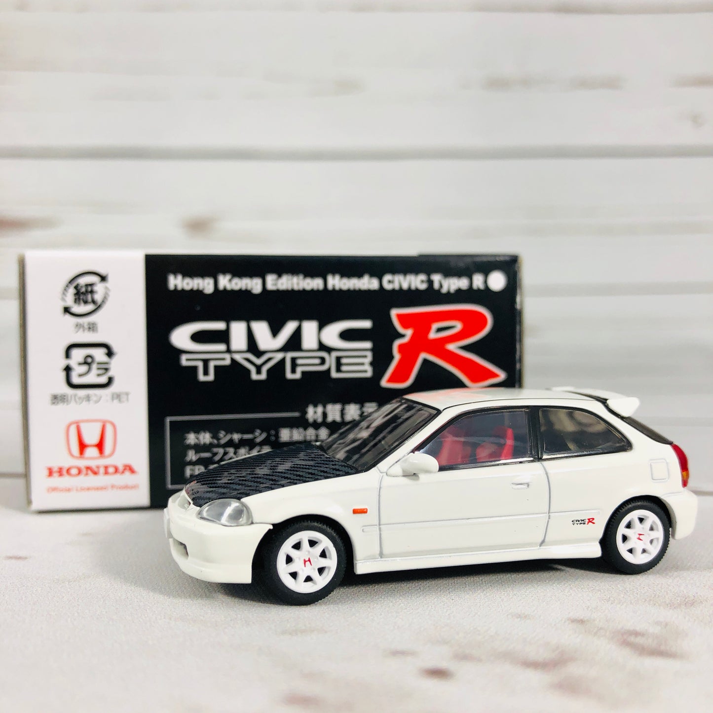 Tomica Limited Vintage Tomytec Hong Kong Edition Honda Civic EK9 Type R White