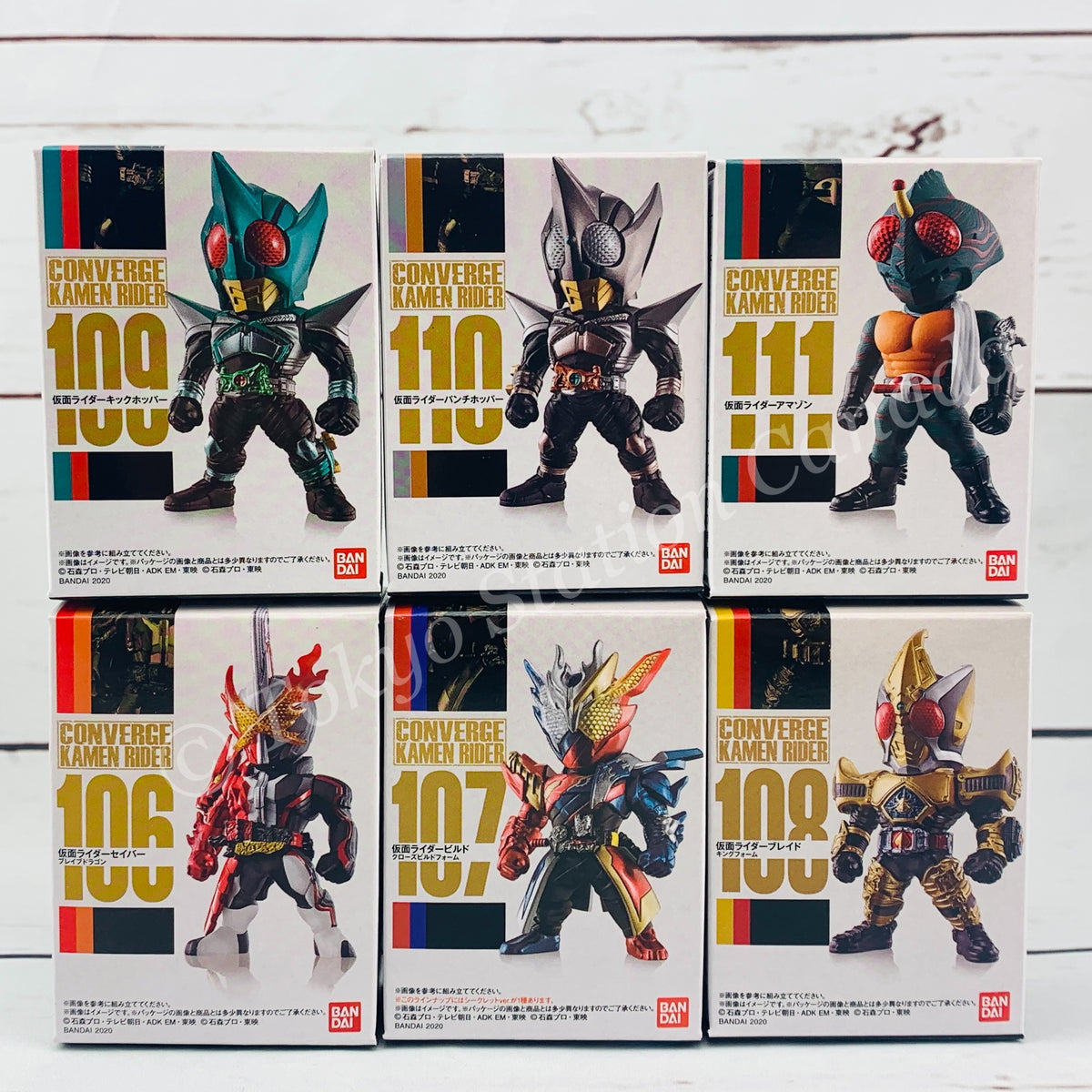 CONVERGE KAMEN RIDER #19 Complete set of 6 (4549660504566) – Tokyo