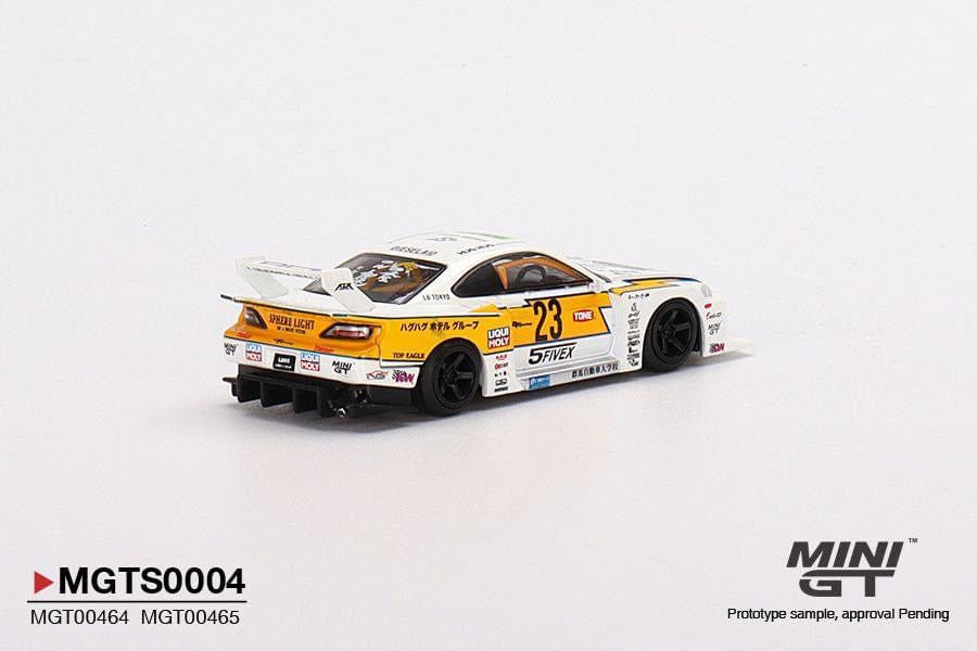 MINI GT 1/64 LB Racing Racing Transporter Set (Included 1 transporter and 1 Car) MGTS0004