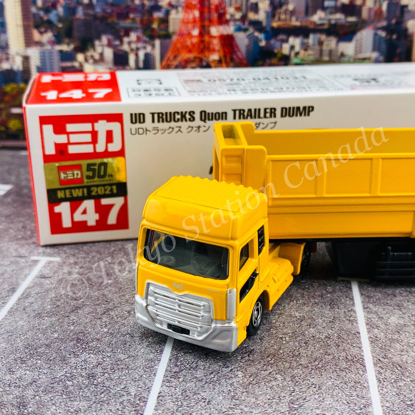 TOMICA 147 UD Trucks Quon Trailer Dump
