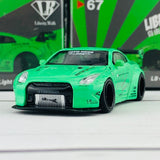 MINI GT LIBERTYWALK LB★WORKS Nissan GTR (R35) Light Green LHD PHILIPPINES EXCLUSIVE PRODUCT MGT00067-L
