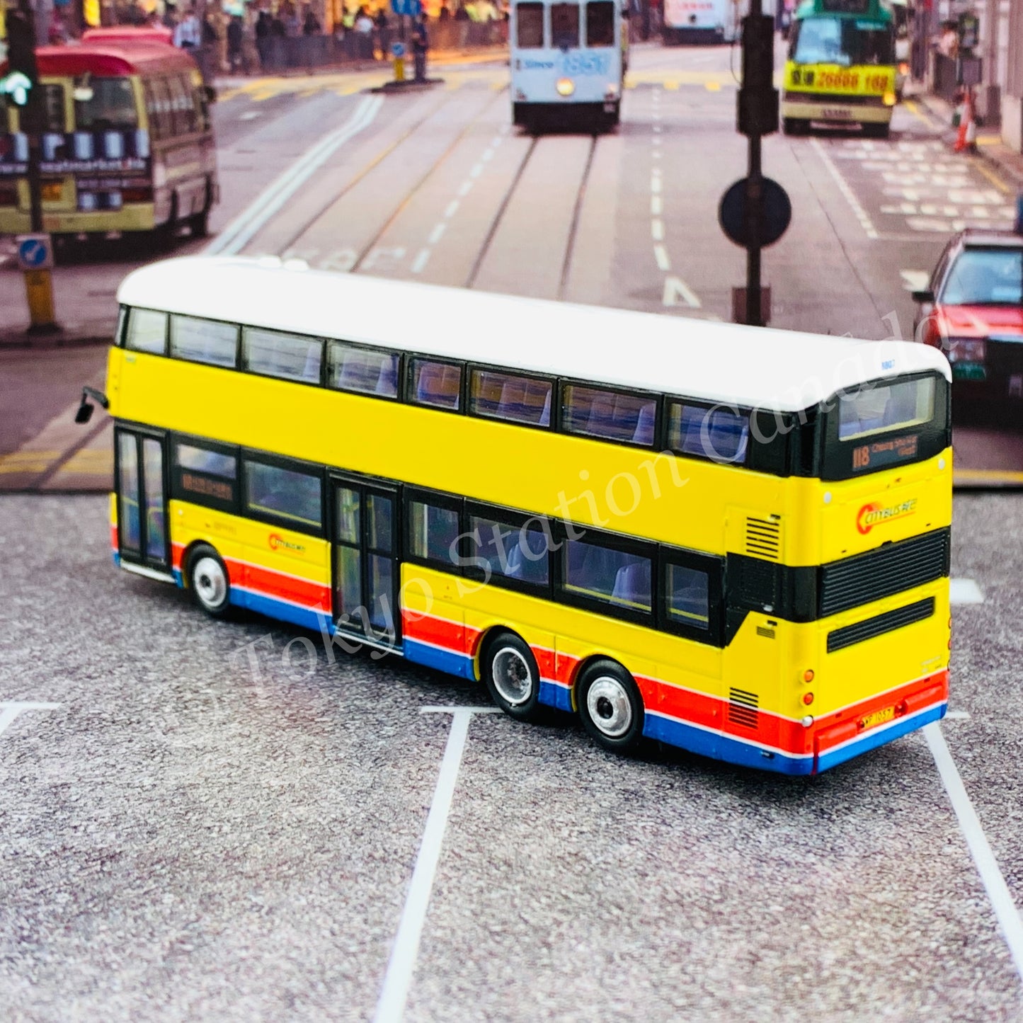 Model 1 1/120 城巴 CITYBUS Volvo B8L 8807 WP1057 @ Cheung Sha Wan (W) 長沙灣西 118 S33304