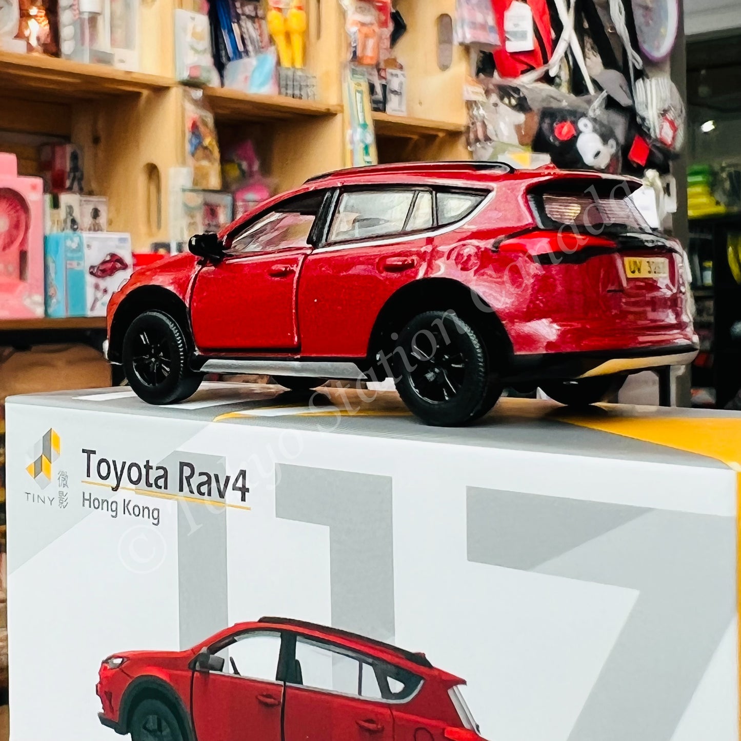 TINY 微影 117 Toyota Rav4 Red RHD ATC65073