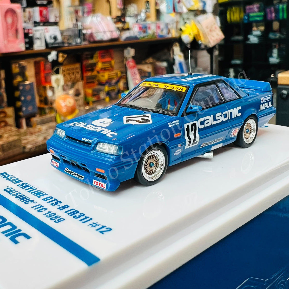 ミニカー CALSONIC Skyline 1989 R31 Calsonic Skyline GTS-R (R31) (Model Car) - HobbySearch Model