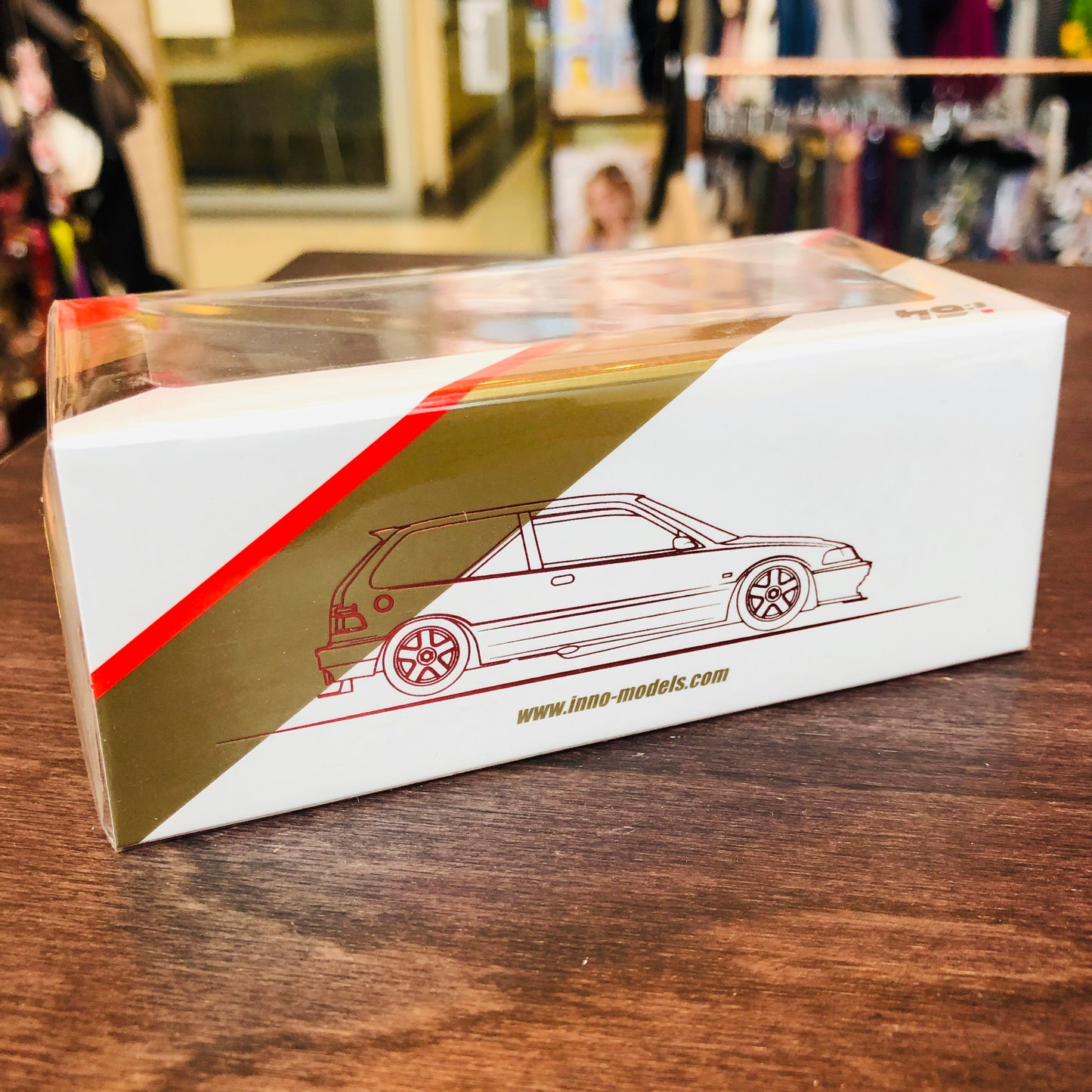 INNO64 Honda Civic EF3 Gr.A #16 Mugen Motul - JTC 1988 IN64-EF3-MOT88