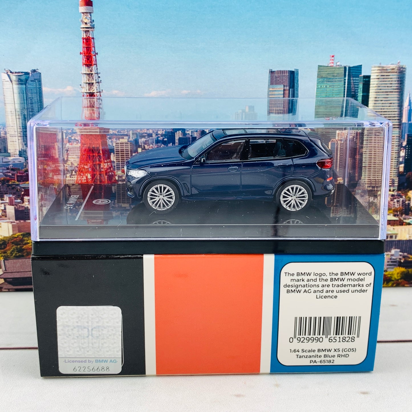 PARA64 1/64 BMW X5 (G05) Tanzanite Blue RHD PA-65182