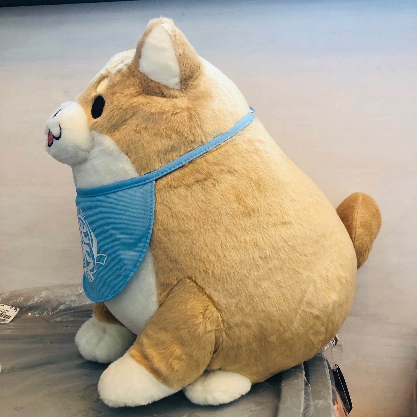 Chuken Mochi Shiba Plush Toy by SK Japan 13757 Beige