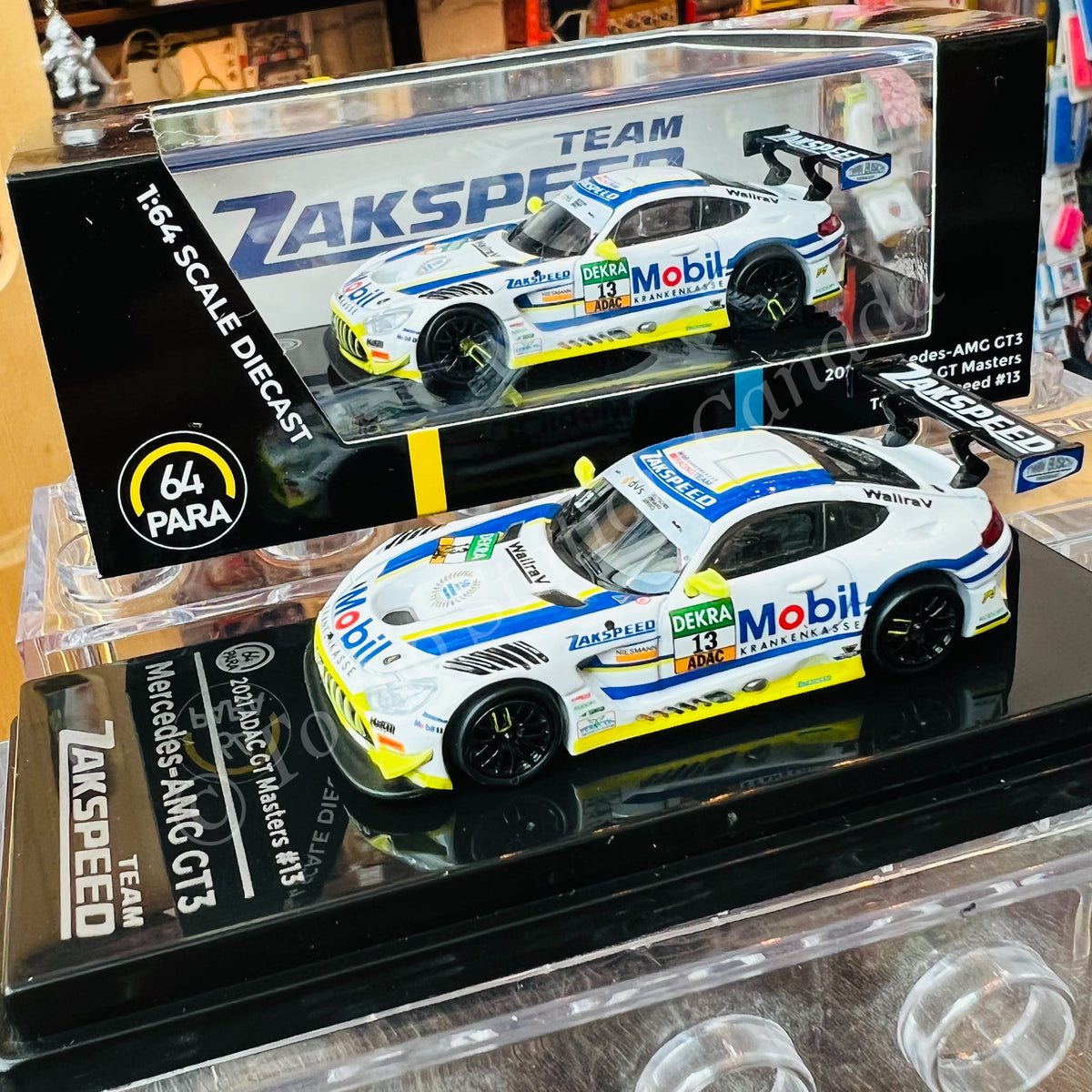 scale mini LBWK ベンツ　AMG GTS ホワイト 1/64 PARA64 1/64スケール「