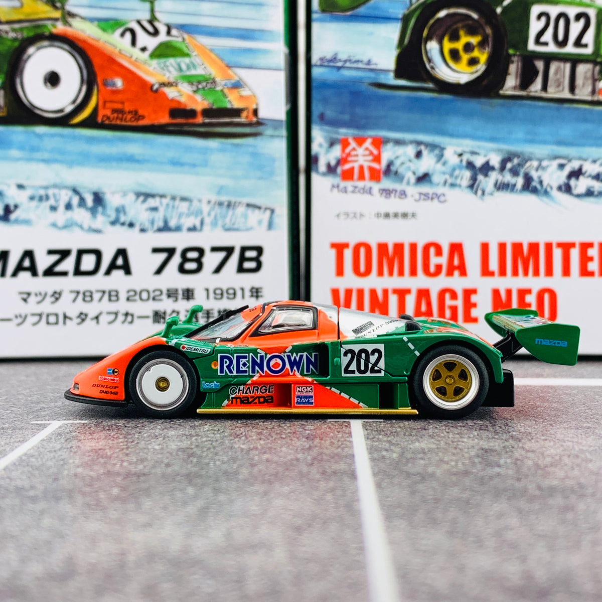 ミニカー TOMICA LIMITED VINTAGE NEO MAZDA 787B LV-NEO マツダ787B 55号車（保存仕様） | 製品をさがす | tomica