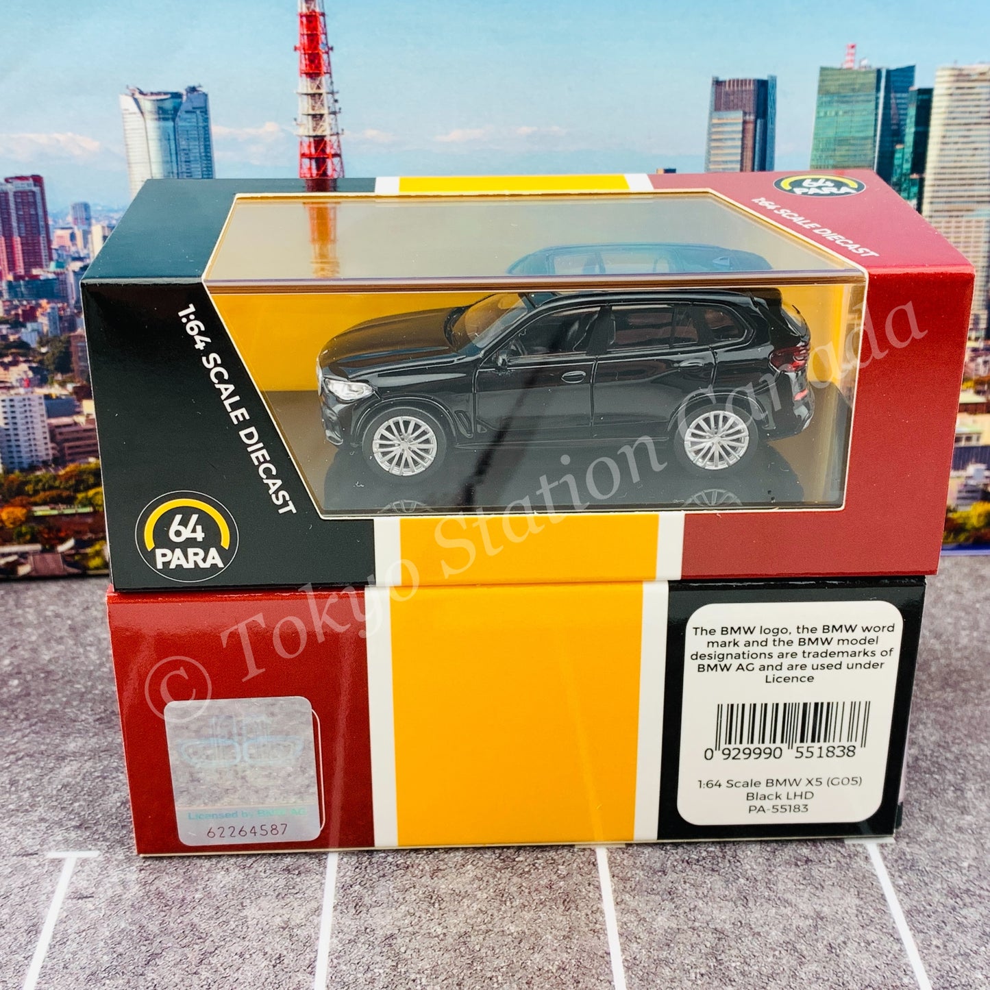 PARA64 1/64 BMW X5 G05 Black LHD PA-55183