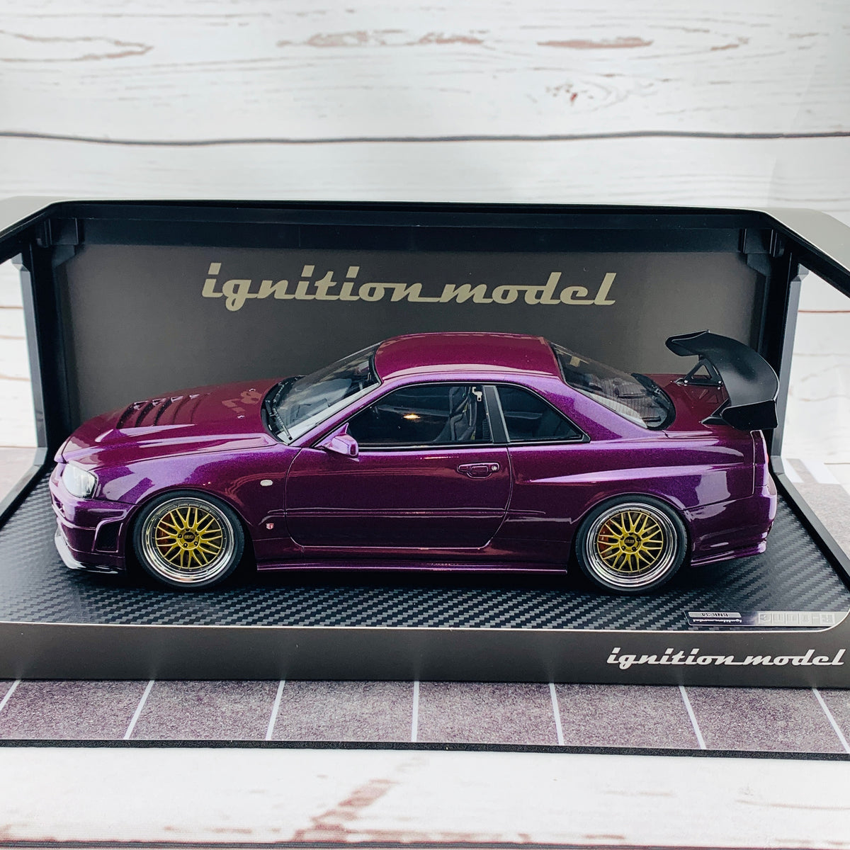 Ignition Model 1/18 Nismo R34 GTR R-tune Midnight Purple IG1832