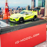 Ignition Model 1/64 PANDEM Supra (A90) Yellow Green IG2337