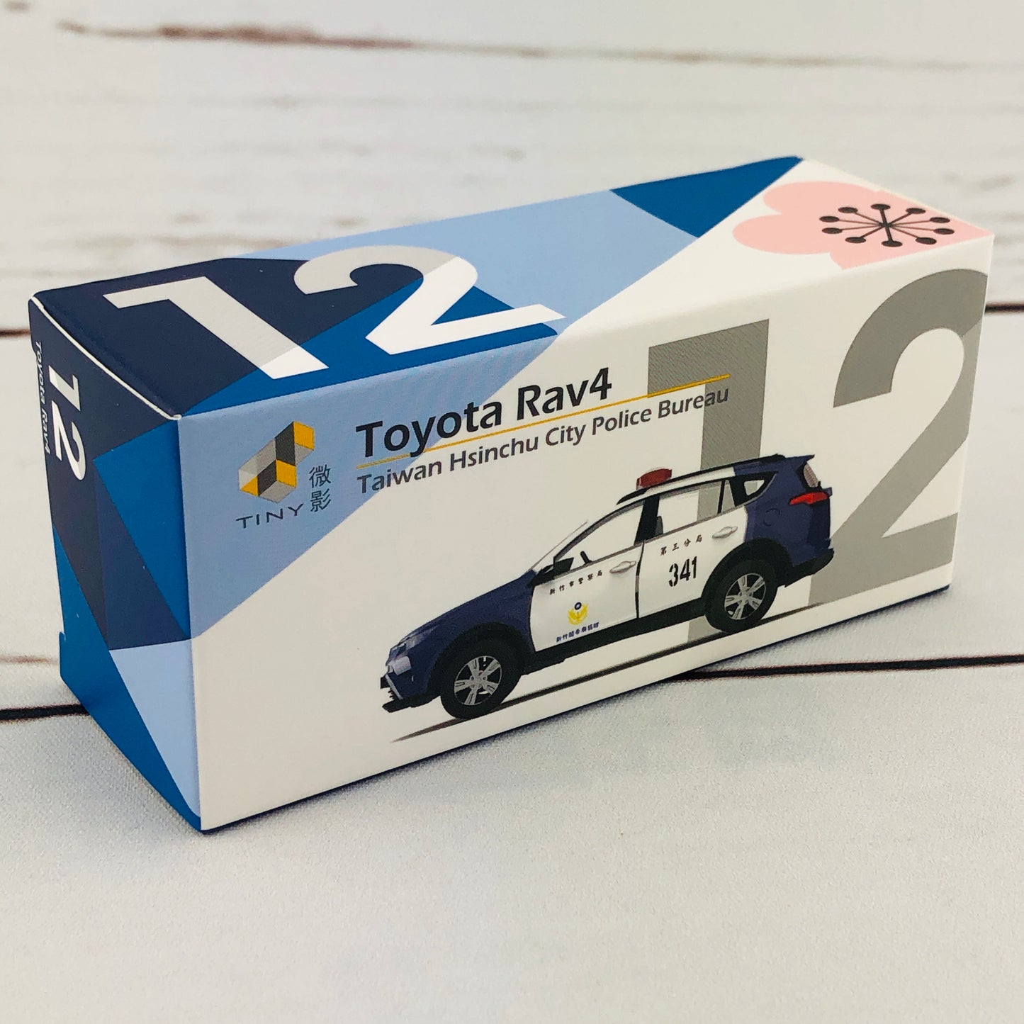Tiny City TW12 Toyota Rav4 Taiwan HSINCHU CITY POLICE BUREAU 1/64