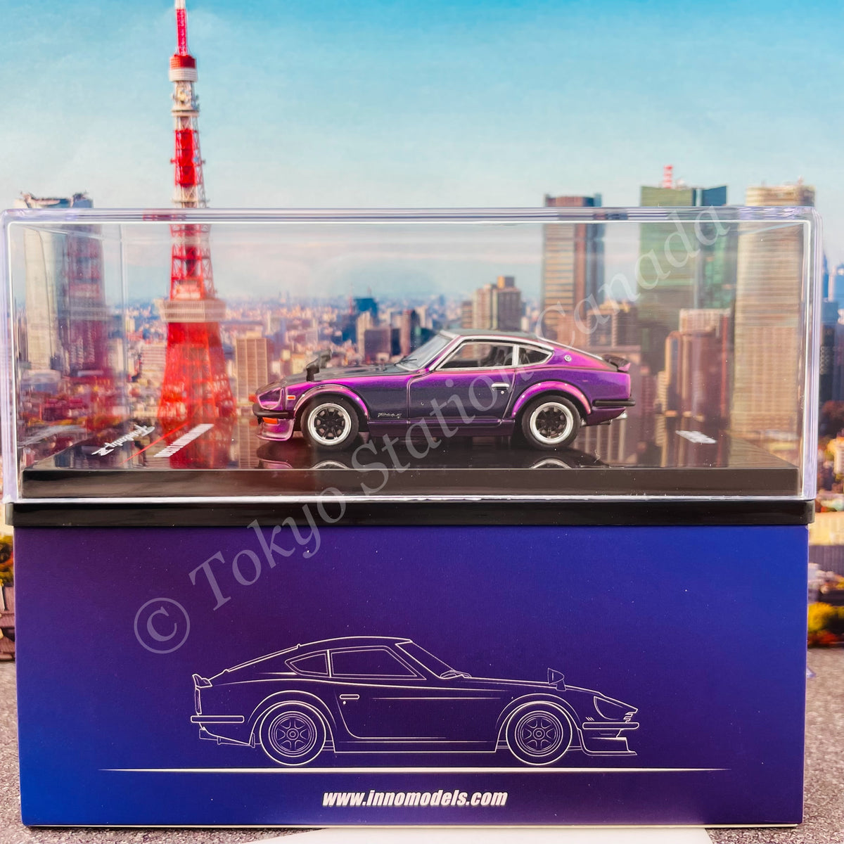 INNO64 1/64 NISSAN FAIRLADY Z (S30) Midnight Purple II (Hong Kong 