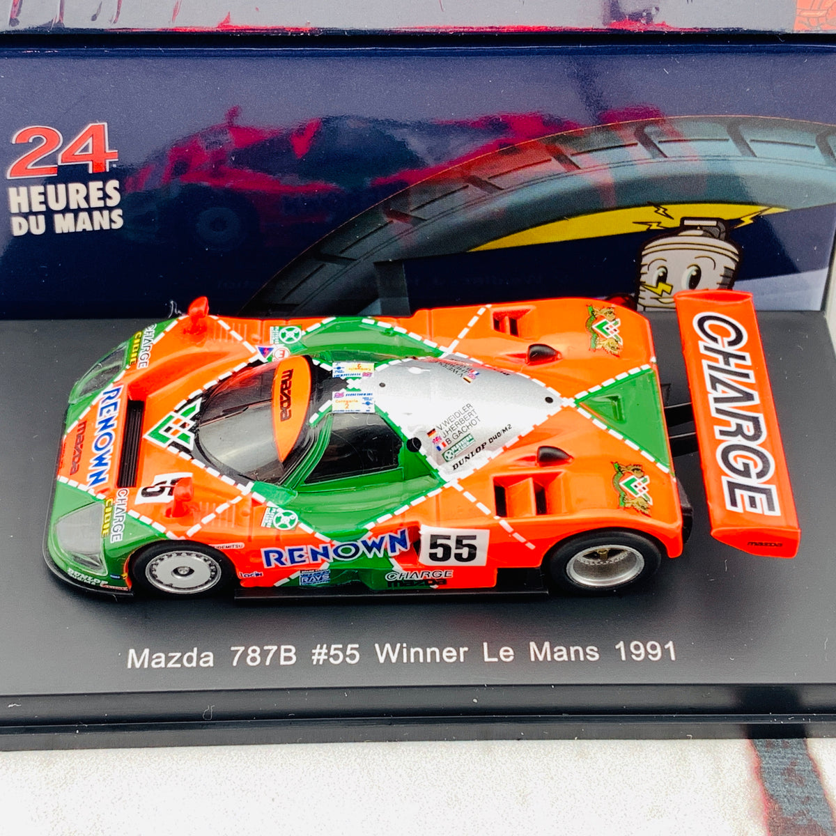 Sparky 1/64 Mazda 787B #55 Winner Le Mans 1991 V. Weidler - J