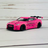 MINI GT LIBERTYWALK LB★WORKS Nissan GTR (R35) "WearItPink" Breast Cancer Awareness RHD MGT00054-R