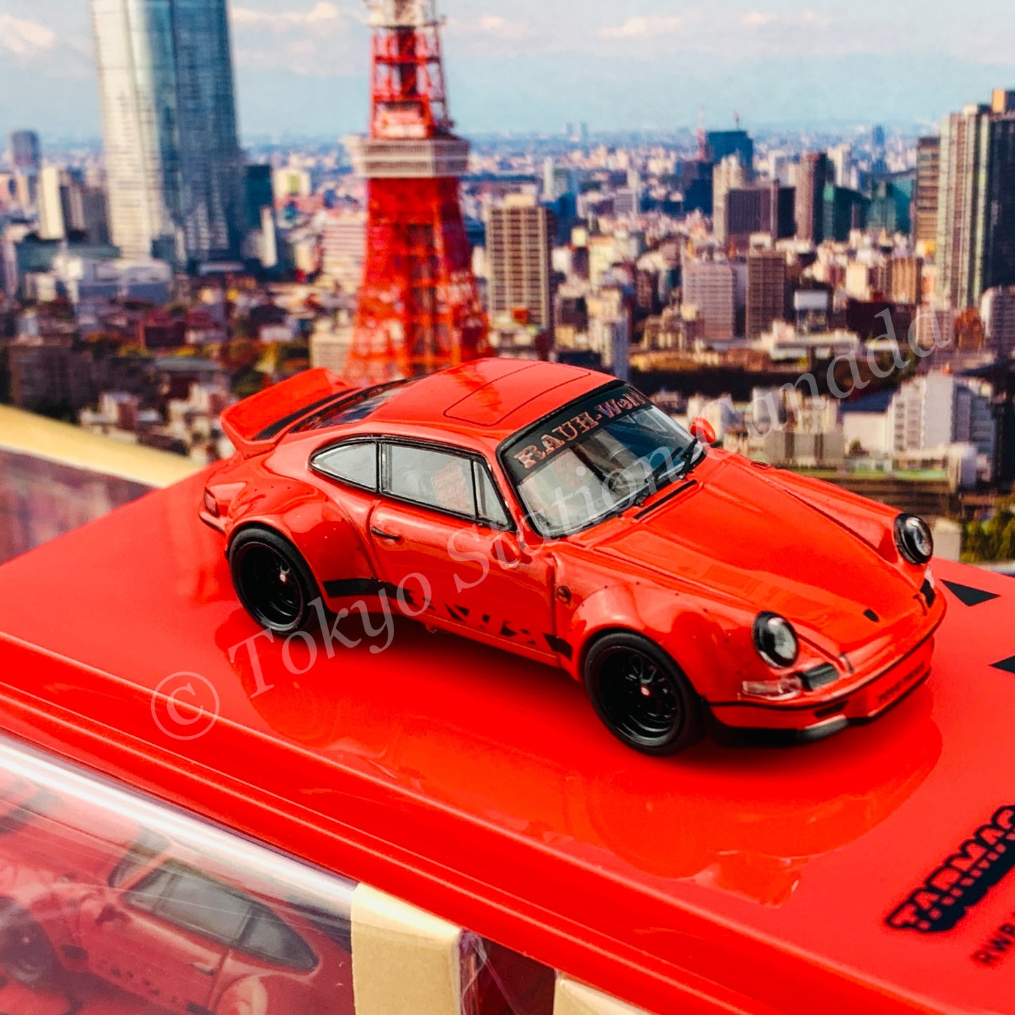 Tarmac Works 1/64 HOBBY64 RWB Backdate Red T64-046-RE