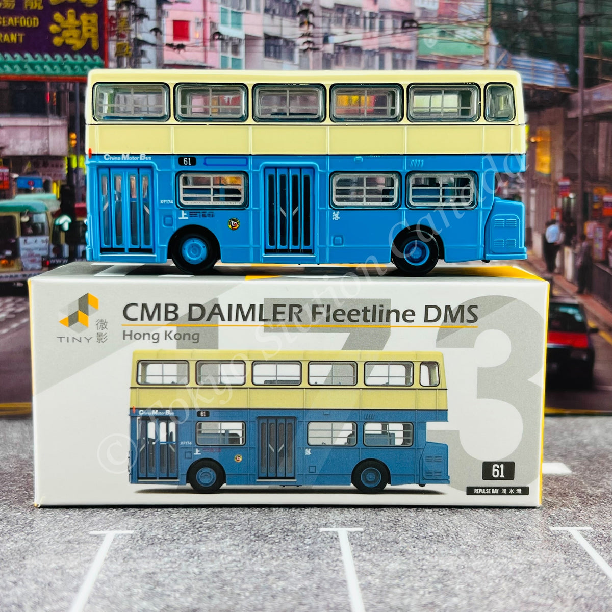 TINY 微影 173 CMB DAIMLER Fleetline DMS (Repluse Bay 61 淺水灣) ATC64828