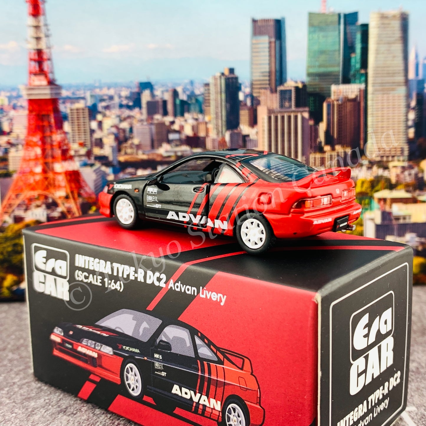 ERA CAR 1/64 SP53 Integra Type R Dc2 Advan Livery HA21DC2SP53