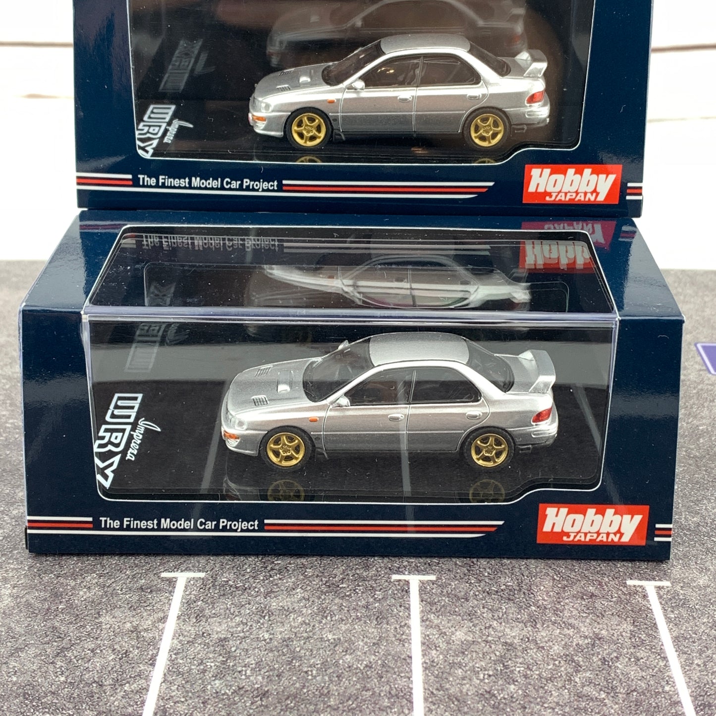 Hobby Japan 1/64 Subaru Impreza WRX GC8 STi Verion II Light Silver HJ641013SS