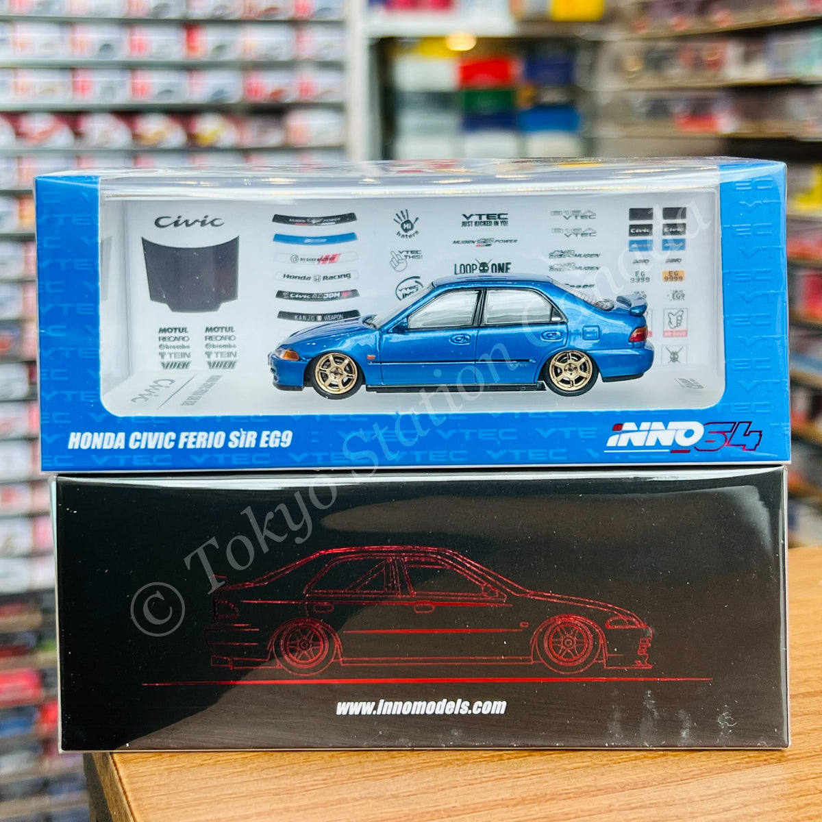 INNO64 HONDA CIVIC FERIO EG9 BLUE IN64-EG9-BLU – Tokyo Station