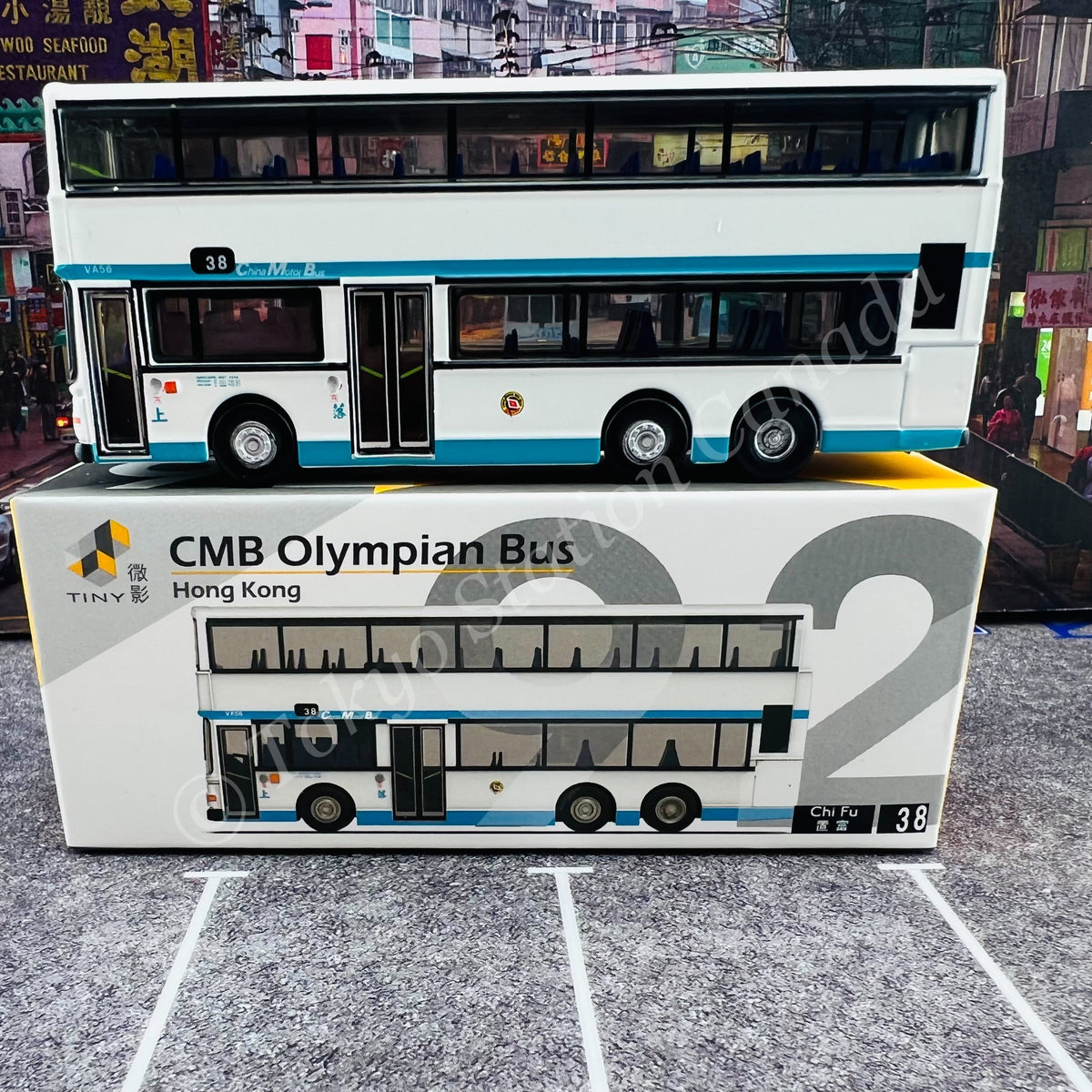 TINY 微影 92 CMB Olympian Bus (Chi Fu 38 置富) ATC65067