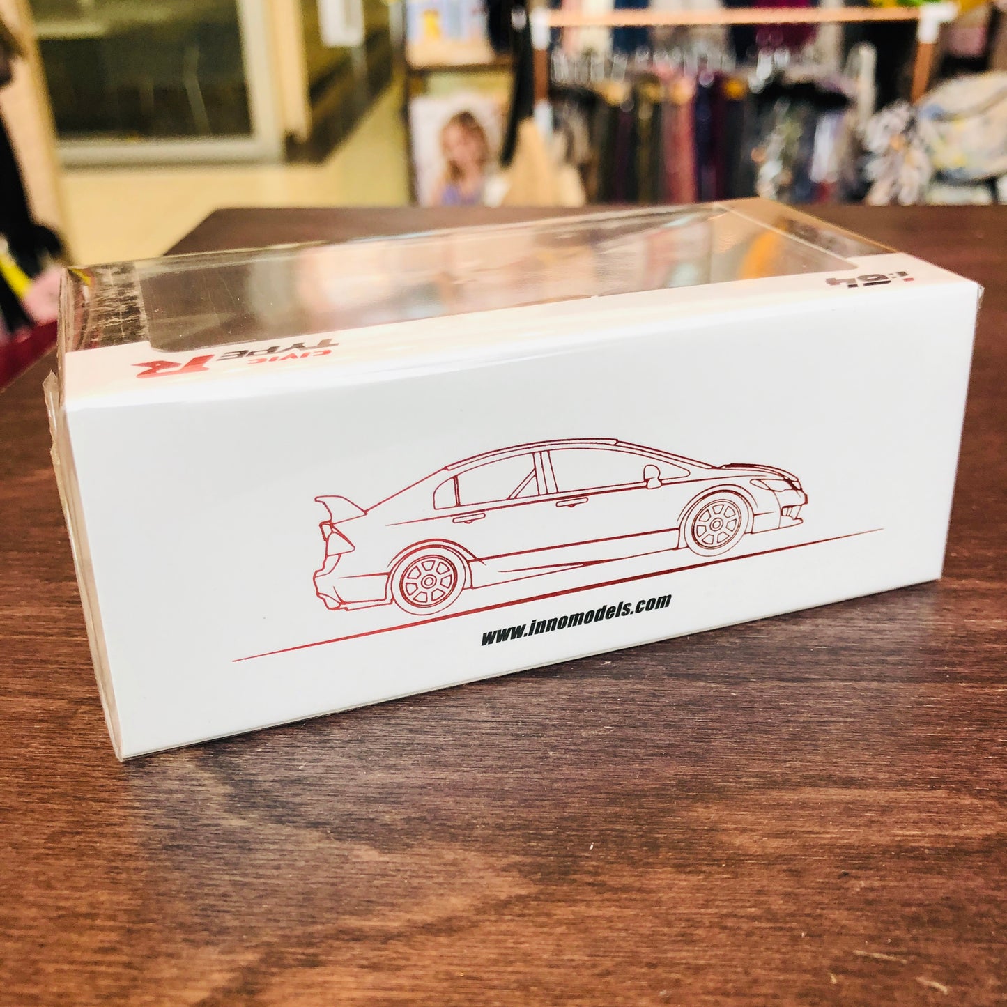 INNO64 HONDA CIVIC TYPE-R FD2 WHITE 2007 IN64-FD2-WH
