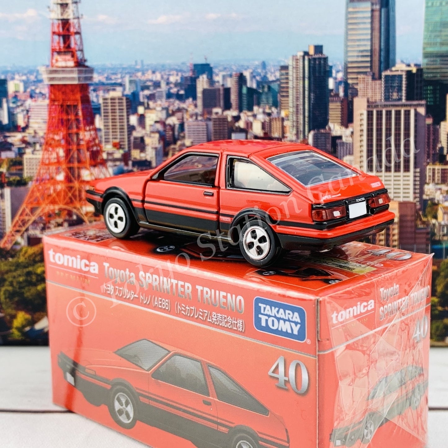 Tomica Premium 40 Toyota Sprinter Trueno (Tomica Premium Release Commemorative Specificationトミカプレミアム発売記念仕様)