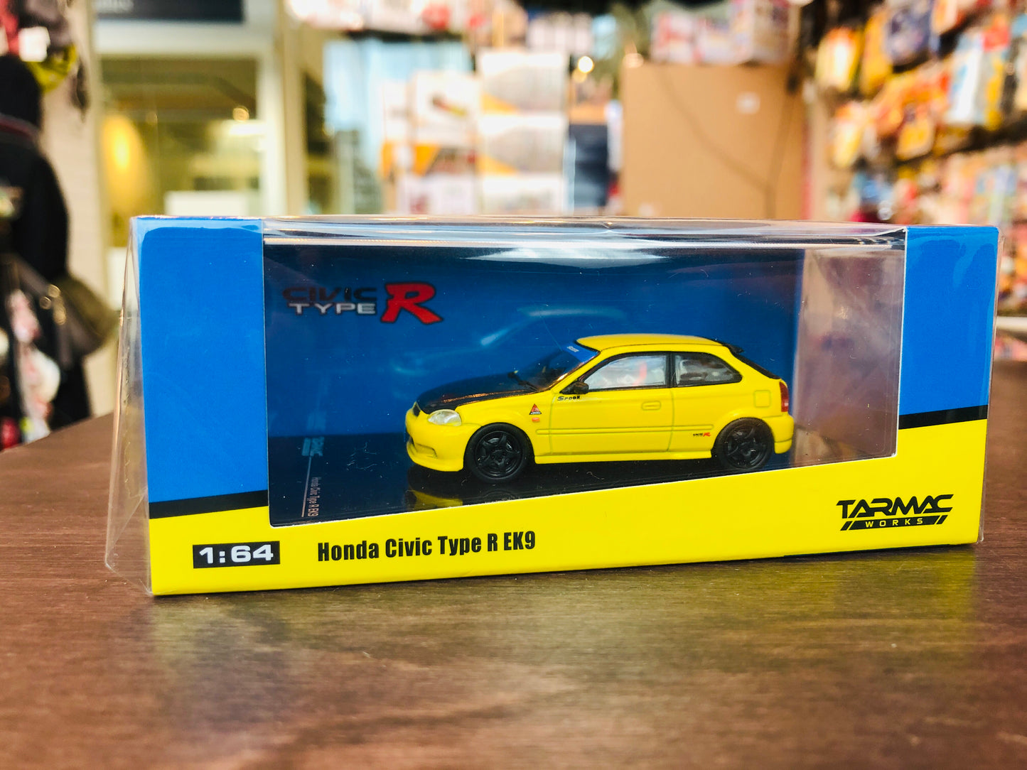 Tarmac Works 1/64 Honda Civic Type R EK9 Yellow