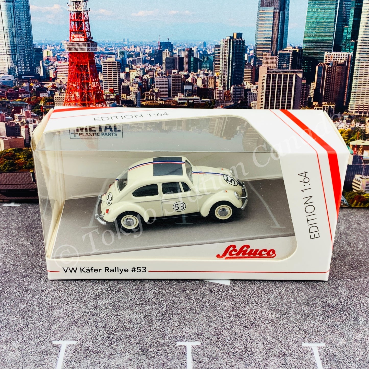 Schuco 1/64 VW Kafer (Beetle) Rally #53 452012800