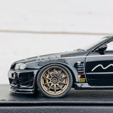 Ignition Model 1/43 Nissan Skyline GTR Mine's R34 Black IG1815