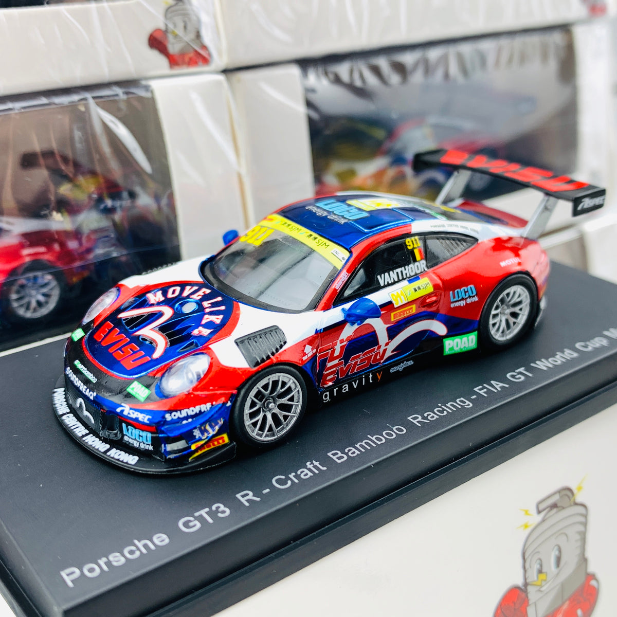 【Spark】Porsche 911 GT3R マンタイレーシング 2017 Sparky 1/64 PORSCHE 911 GT3 R NO.911 MANTHEY-RACING FIA GT